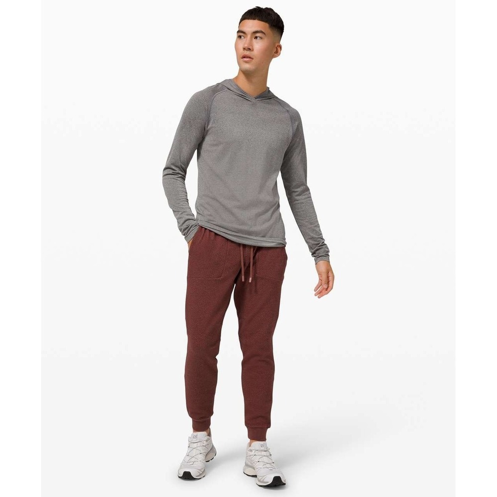 Lululemon At Ease Jogger 29" Inseam Heathered Savannah Red Men's Size Medium - Picture 12 of 13
